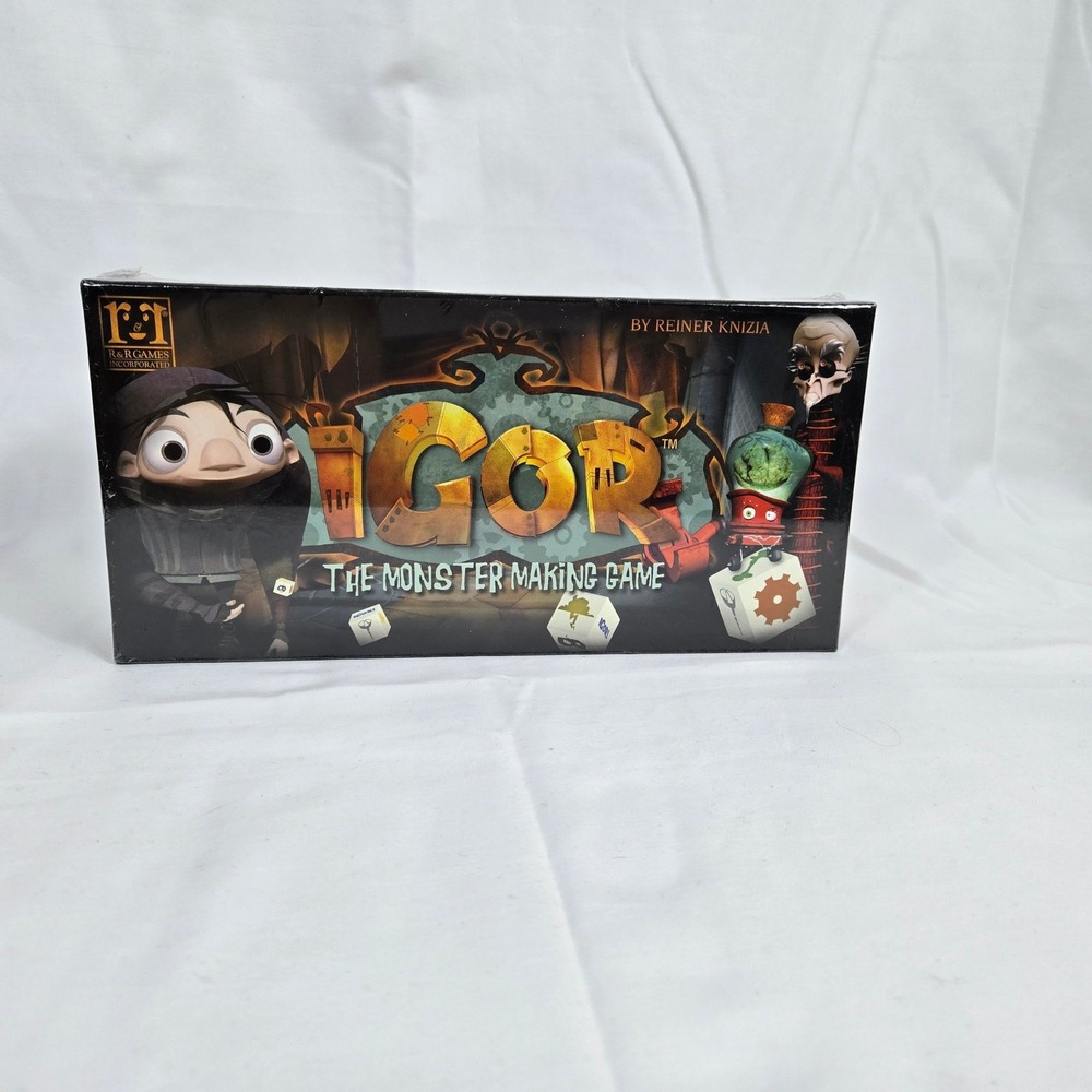 R&R‎ Games 2008 Igor The Monster Making Game Board Game Sealed NEW